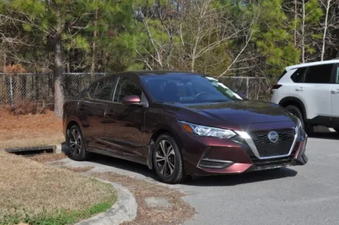 Red 2020 Nissan Sentra SV for sale in Jacksonville, FL