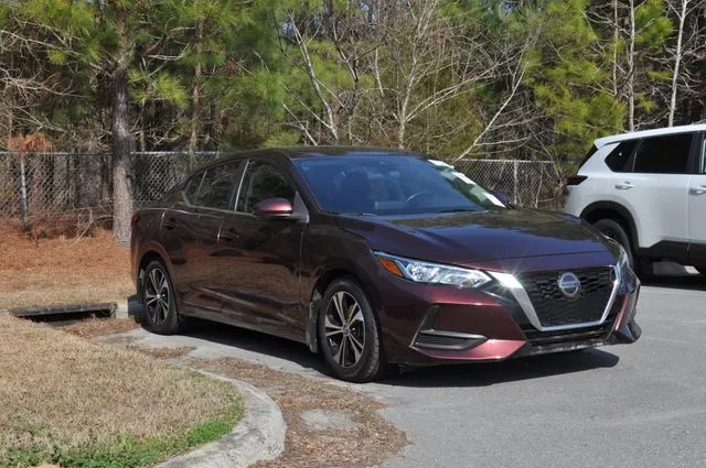 Red 2020 Nissan Sentra SV for sale in Jacksonville, FL