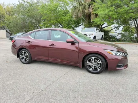 Red 2020 Nissan Sentra SV for sale in Jacksonville, FL