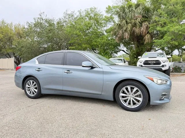 Blue 2017 INFINITI Q50 2.0t Premium for sale in Jacksonville, FL
