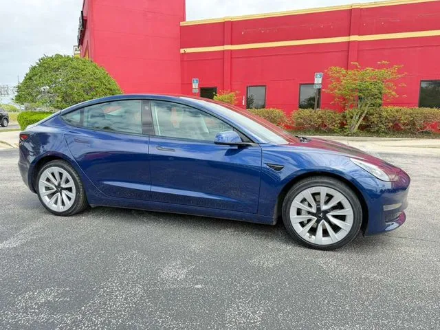 Blue 2022 Tesla Model 3 for sale in Jacksonville, FL