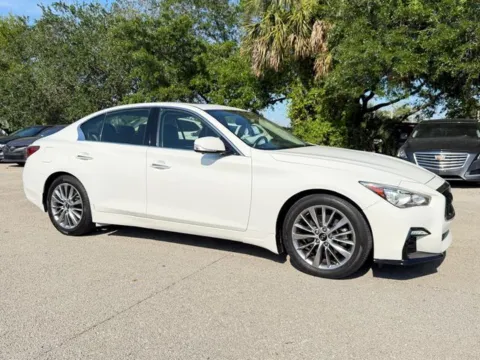 White 2022 INFINITI Q50 LUXE for sale in Jacksonville, FL