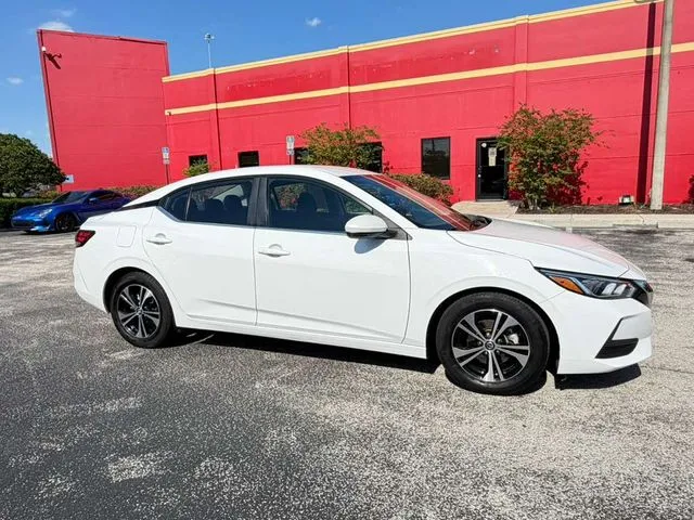 White 2023 Nissan Sentra SV for sale in Jacksonville, FL