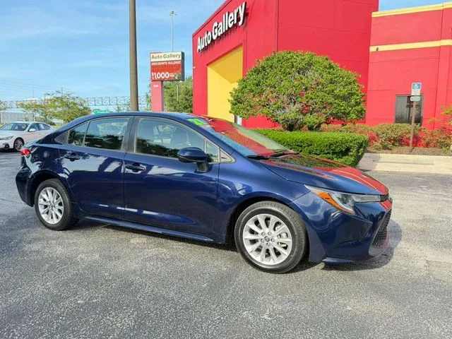 Blue 2021 Toyota Corolla LE for sale in Jacksonville, FL