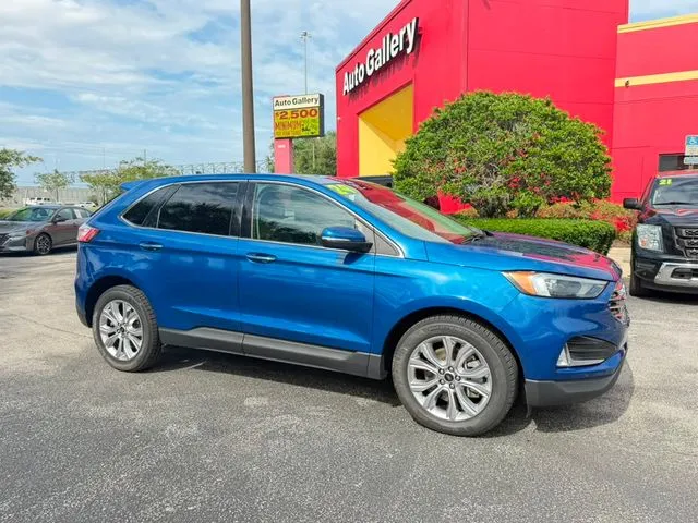 Blue 2024 Ford Edge Titanium for sale in Jacksonville, FL