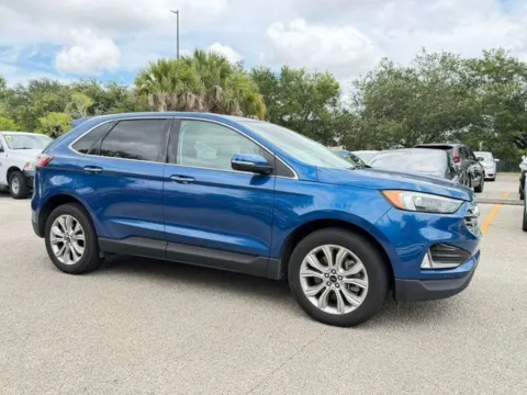 Blue 2024 Ford Edge Titanium for sale in Jacksonville, FL
