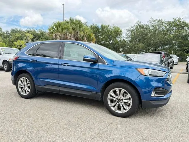 Blue 2024 Ford Edge Titanium for sale in Jacksonville, FL