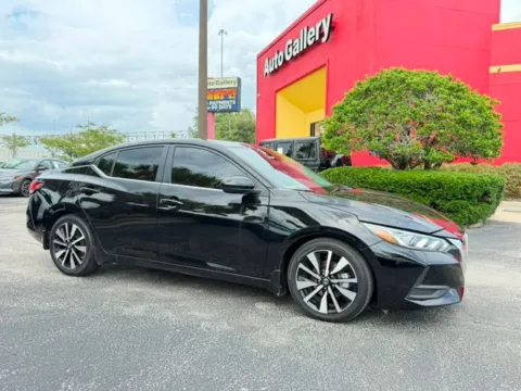 Black 2021 Nissan Sentra SV for sale in Jacksonville, FL
