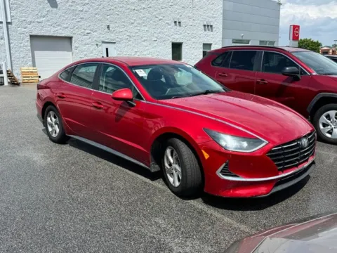 Red 2021 Hyundai Sonata SE for sale in Jacksonville, FL