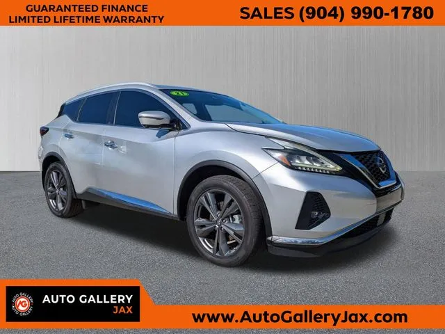 Silver 2021 Nissan Murano Platinum for sale in Jacksonville, FL
