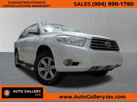 White 2008 Toyota Highlander for sale in Jacksonville, FL