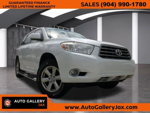 White 2008 Toyota Highlander for sale in Jacksonville, FL