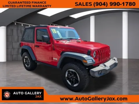 Red 2018 Jeep Wrangler Sport for sale in Jacksonville, FL