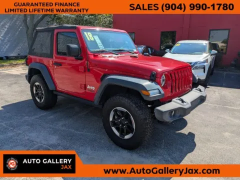 Red 2018 Jeep Wrangler Sport for sale in Jacksonville, FL