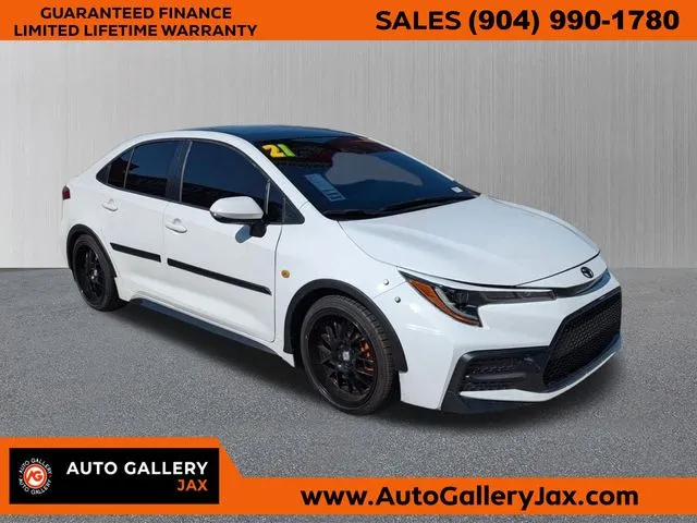 White 2021 Toyota Corolla SE for sale in Jacksonville, FL