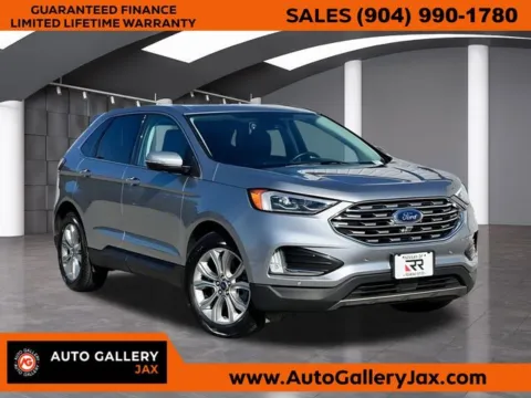 Silver 2022 Ford Edge Titanium for sale in Jacksonville, FL