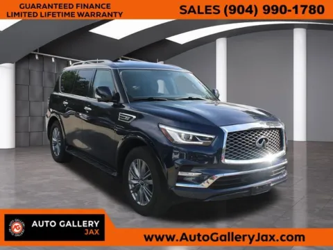 Blue 2021 INFINITI QX80 LUXE for sale in Jacksonville, FL