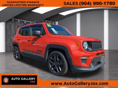 Orange 2021 Jeep Renegade Latitude for sale in Jacksonville, FL