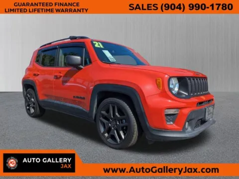 Orange 2021 Jeep Renegade Latitude for sale in Jacksonville, FL