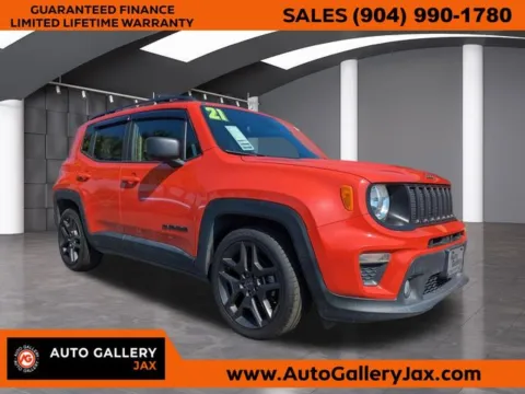 Orange 2021 Jeep Renegade Latitude for sale in Jacksonville, FL