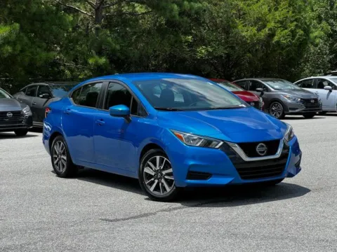 Blue 2021 Nissan Versa 1.6 SV for sale in Jacksonville, FL