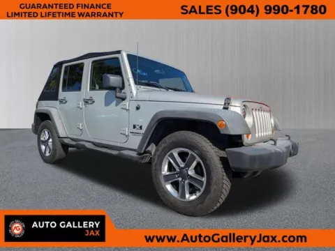 Gray 2007 Jeep Wrangler Unlimited X for sale in Jacksonville, FL