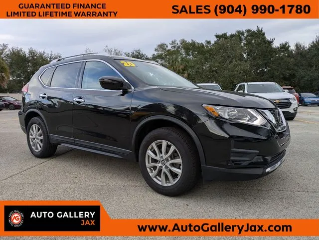 Black 2020 Nissan Rogue SV for sale in Jacksonville, FL