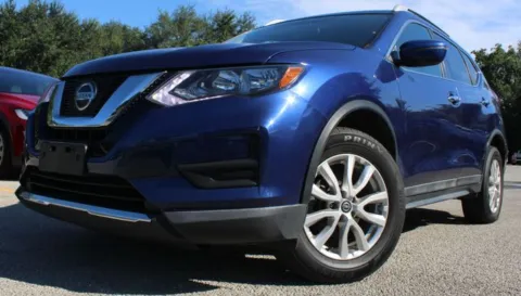 Blue 2018 Nissan Rogue SV for sale in Jacksonville, FL
