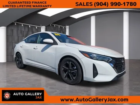 White 2024 Nissan Sentra SV for sale in Jacksonville, FL