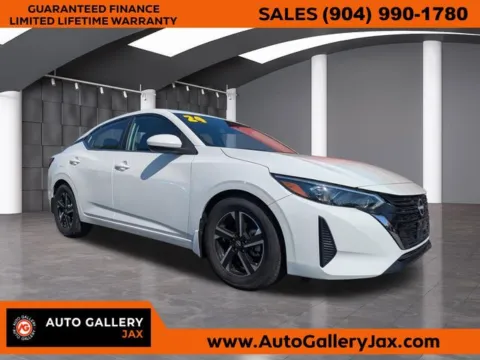 White 2024 Nissan Sentra SV for sale in Jacksonville, FL