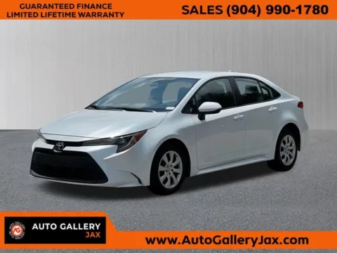 White 2023 Toyota Corolla LE for sale in Jacksonville, FL