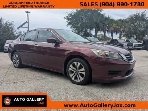 Red 2015 Honda Accord LX for sale in Jacksonville, FL