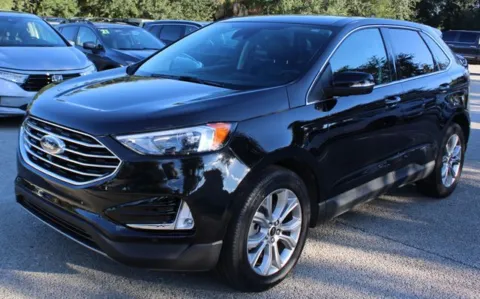 Black 2024 Ford Edge Titanium for sale in Jacksonville, FL