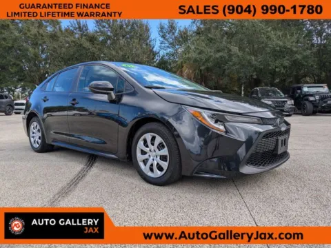 Green 2021 Toyota Corolla LE for sale in Jacksonville, FL