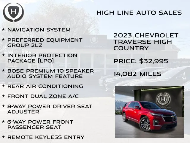 2023 Chevrolet Traverse High Country - Photo 12