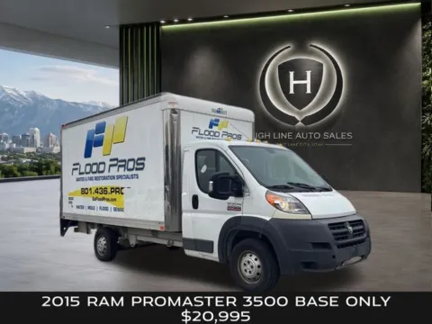 White 2015 Ram ProMaster 3500 Cab Low Roof for sale in Salt Lake City, UT