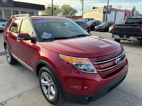 Red 2015 FORD EXPLORER LIMITED for sale in Salt Lake City, UT