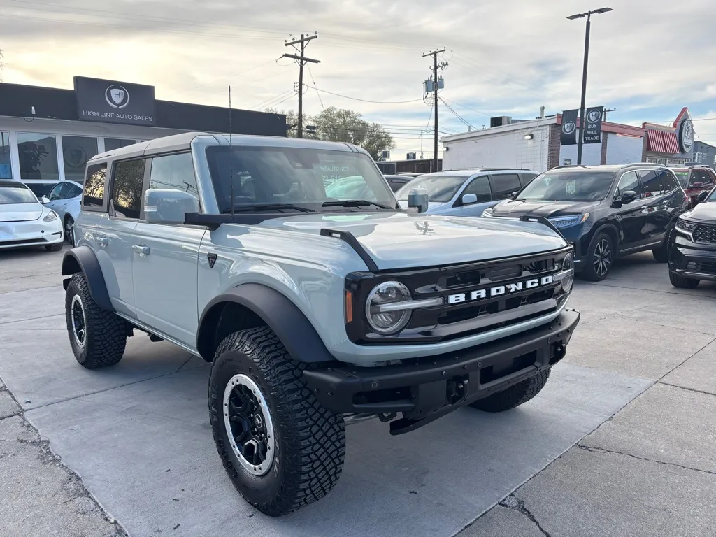 Gray 2023 FORD BRONCO OUTER BANKS ADVANCED for sale in Salt Lake City, UT