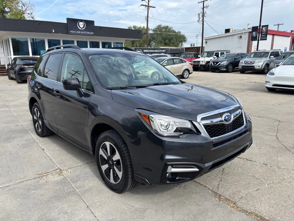 Gray 2018 SUBARU FORESTER 2.5I LIMITED for sale in Salt Lake City, UT