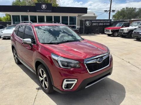 Red 2021 SUBARU FORESTER TOURING for sale in Salt Lake City, UT