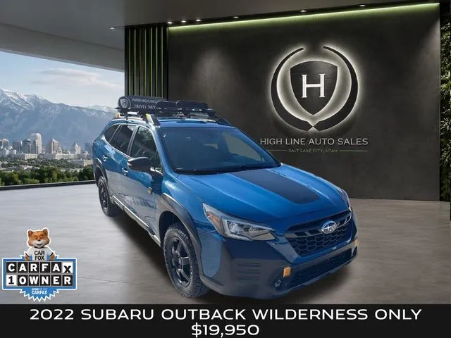 Blue 2022 Subaru Outback Wilderness for sale in Salt Lake City, UT