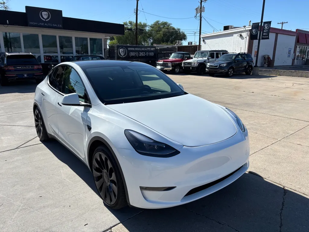 White 2023 TESLA MODEL Y PERFORMANCE for sale in Salt Lake City, UT