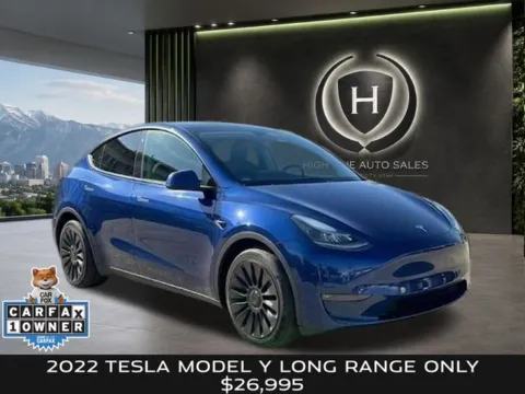 Blue 2022 Tesla Model Y Long Range for sale in Salt Lake City, UT