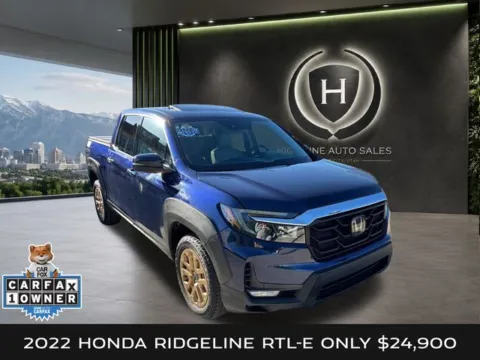 Black 2022 Honda Ridgeline RTL-E for sale in Salt Lake City, UT