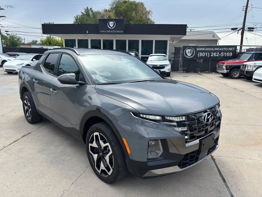 Gray 2023 HYUNDAI SANTA CRUZ LIMITED for sale in Salt Lake City, UT