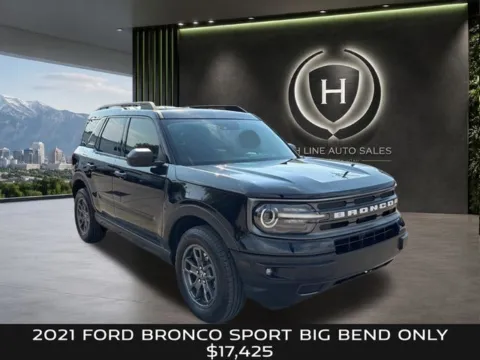 Black 2021 Ford Bronco Sport Big Bend for sale in Salt Lake City, UT