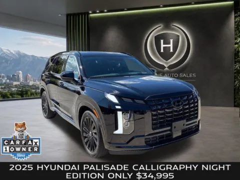 Black 2025 Hyundai Palisade Calligraphy Night Edition for sale in Salt Lake City, UT