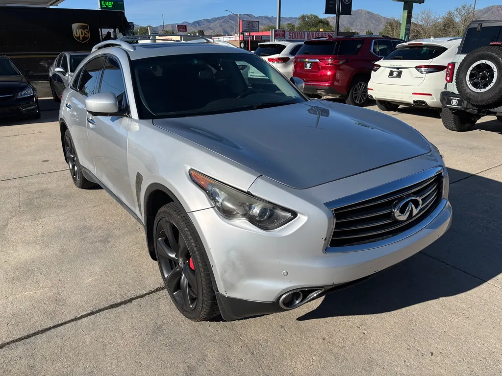 Silver 2014 INFINITI QX70 BASE for sale in Salt Lake City, UT