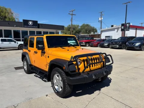 Orange 2012 Jeep Wrangler Unlimited Sport for sale in Salt Lake City, UT