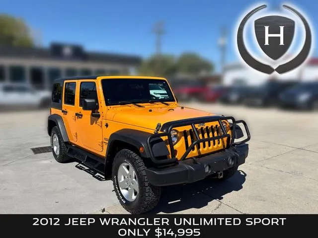 Orange 2012 Jeep Wrangler Unlimited Sport for sale in Salt Lake City, UT